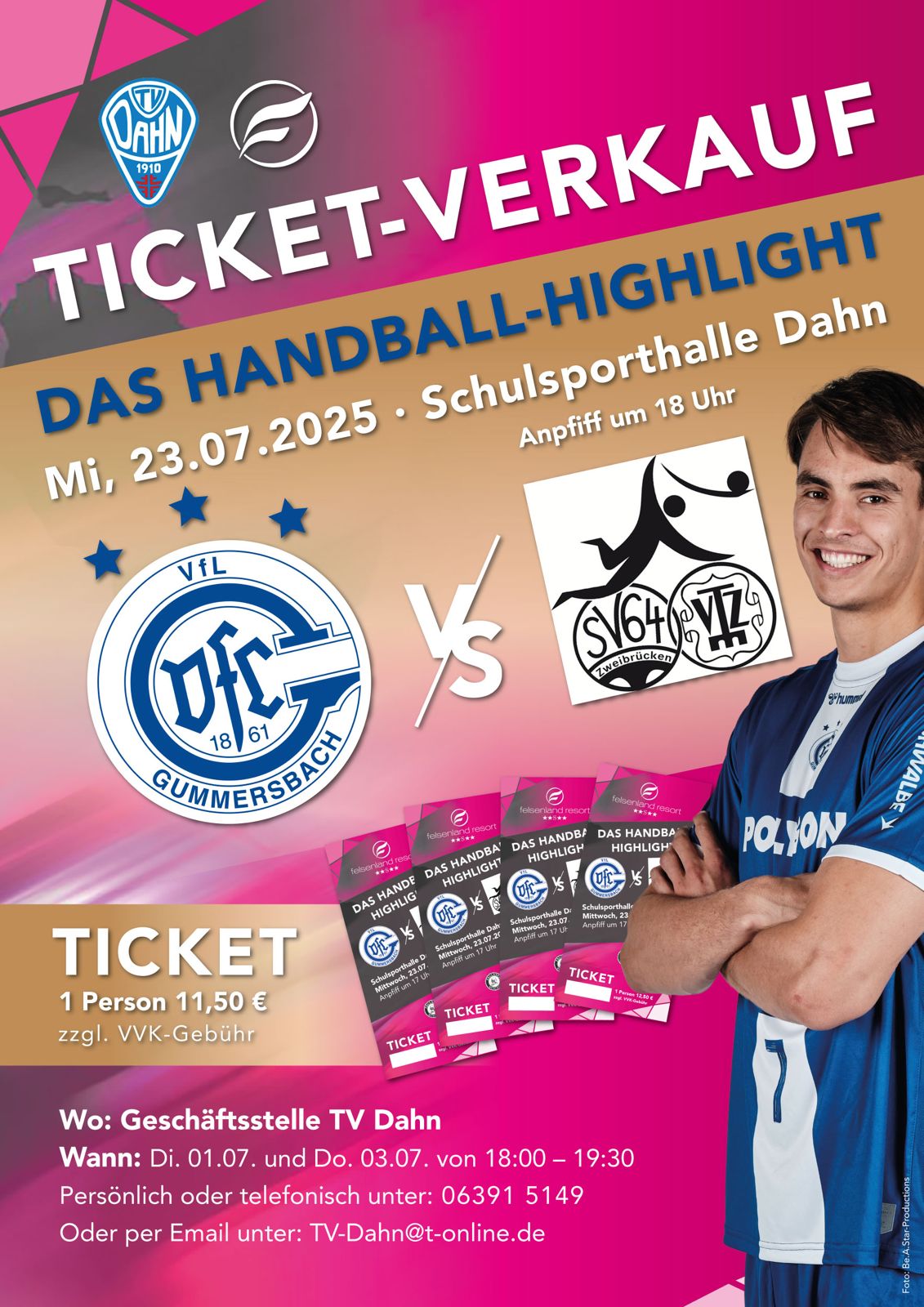 VfL Gummersbach Testspiel in Dahn 2025